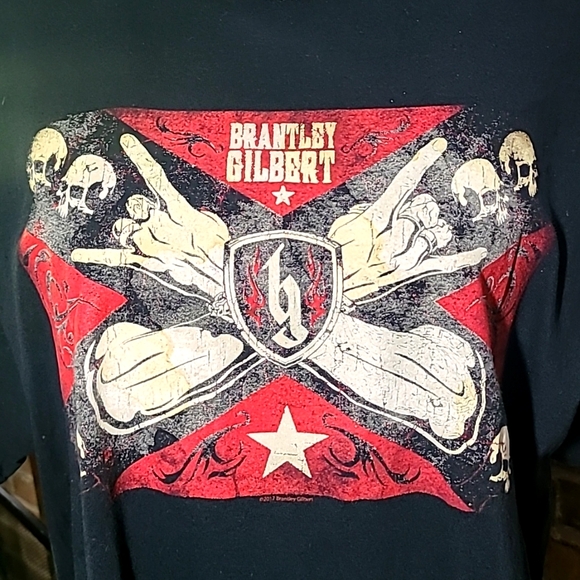 Brantley Gilbert concert unisex t-shirt 2017 Tour - Picture 3 of 5